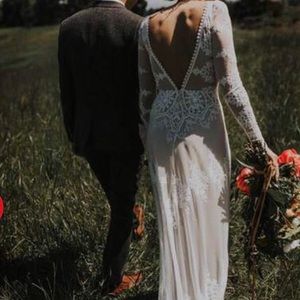 Wedding dress - Boho - only tried on once